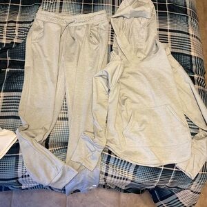 Cozy Gray Hoodie and Jogger Set  New